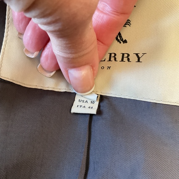 Burberry London Trench Plaid black/grey,  size 10 - Picture 11 of 14